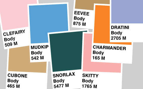Pokemon Swatch